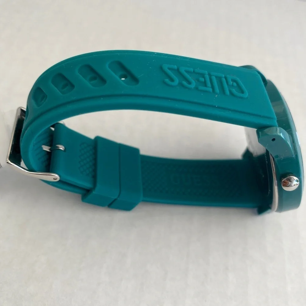 GUESS Blue Case Turquoise Silicone UNISEX Watch